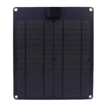 Imagem de Jectse Mantenedor de Carregador de Bateria Solar, Painel Solar Monocristalino de 30W Com Controlador de Carga para o Trailer de Carro para barcos. IP67 Carregamento à Prova D'água,