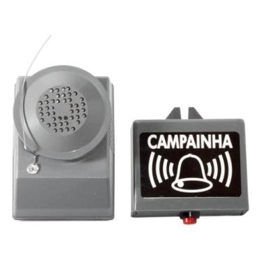 Imagem de Campainha Sem Fio RS Eletrônicos Para 40m de Distância Bivolt Nacional