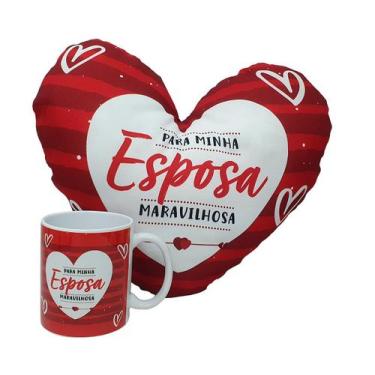 Imagem de Kit de Amor Presente Para Dia dos Namorados Caneca Almofada - Sude, Ki