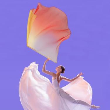 Imagem de Bandeiras de adoração de dança de louvor, bandeiras de adoração de dança, raio 139.7 cm x 188.0 cm semicírculo Dance Ministry Streamer, bandeiras de louvor semicírculo adoração bandeira de asa de anjo