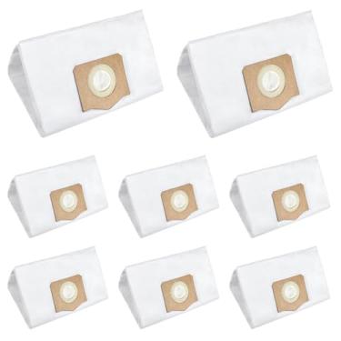 Imagem de Pacote com 8 sacos de filtro de poeira AVG0905, compatíveis com aspirador de pó molhado/seco de 9 galões EGO Power WDV0900, sacos de aspirador de pó de alta eficiência
