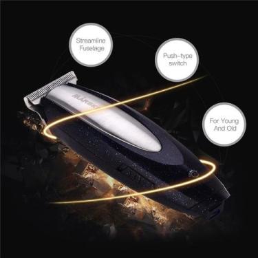 Imagem de Aparador de cabelo MARSKE af LUN USB recarregável para homens - Genéri