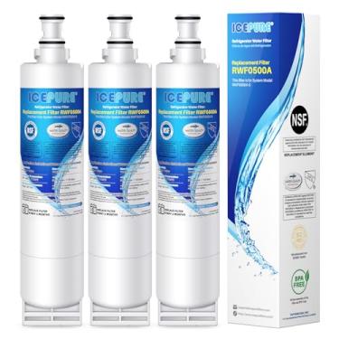 Imagem de ICEPURE 4396508 Substituição para Whirlpool 4396510, EDR5RXD1, PNL240V, 4396508p, 4396547, 4392857, LC400V, WF-NLC240V, 46-9010, Everydrop Filter 5 filtros de água de geladeira, pacote com 3