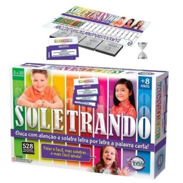 Imagem de Super Jogo Pedagógico Soletrando Estimula Raciocínio Lógico - Brinqued