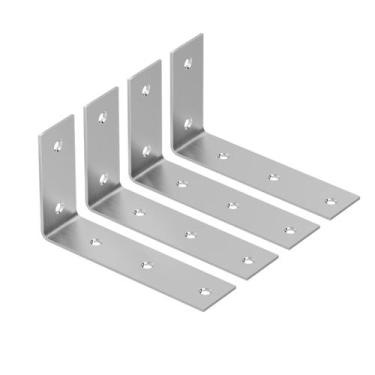 Imagem de Suporte de prateleira YUMORE Heavy Duty em aço inoxidável 18 cm, pacot