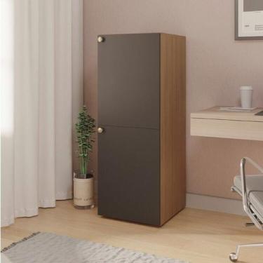 Imagem de Módulo 45x120 2 Portas 1 Kit Prateleiras Frame CabeCasa MadeiraOrigina