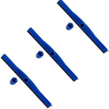 Imagem de Rodo de Borracha Dupla EPDM sem Cabo 55cm Kit 3 Unid - VendasShop