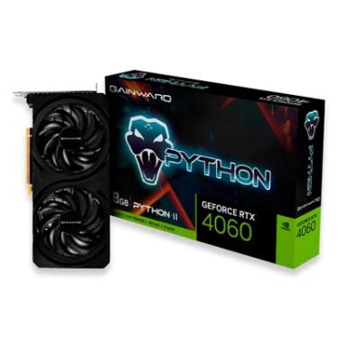 Imagem de Placa De Vídeo RTX 4060 8GB Python Ii Gddrd6 128b Gainward - Ne64060019p1-1070v