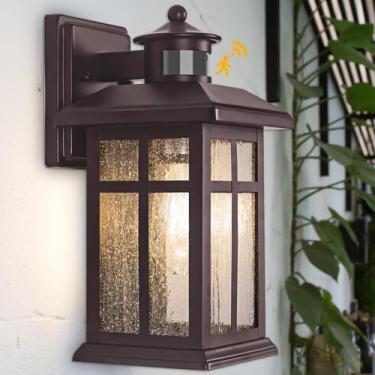 Imagem de Sensor de movimento Porch Light Brilvibera Dusk to Dawn Bronze