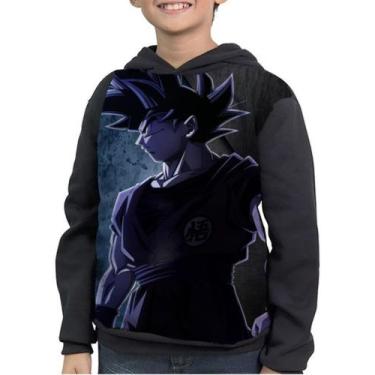 Imagem de Casaco Moletom Infantil Kakarotto Goku Dragon Ball Fanart - smoke, Pre