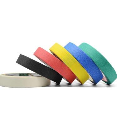 Imagem de Fita Crepe Adesiva Colorida 18Mmx30M 6 Peça 10401704 Fit-Pel