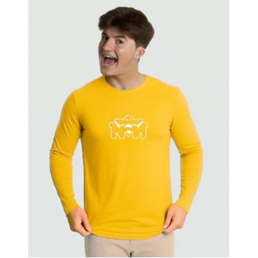 Imagem de Camiseta Manga Longa UV Amarela Natan por Aí NN