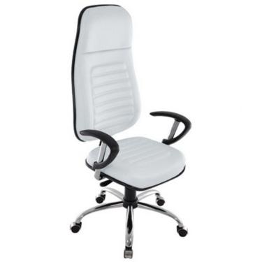 Imagem de Cadeira Presidente com Espaldar Alto Linha Blenda Cinza