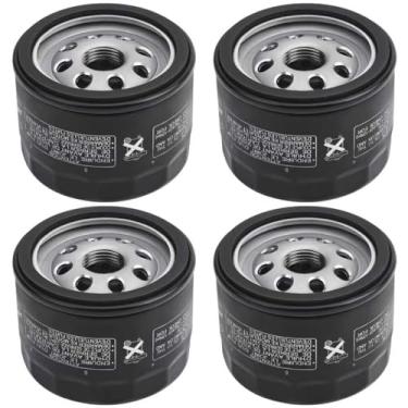 Imagem de 49065-0721 Filtro de óleo 49065-7007 para motores Kawasaki FR691V FR730V FR651V FR600V FX600V FX730V FS691V FS651V FR651V, pacote com 4