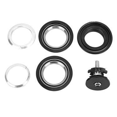 Imagem de Pilipane Suporte para fone de ouvido de bicicleta 44 mm liga de alumínio preto montanha estrada bicicleta garfo dianteiro fone de ouvido substituição acessório para entusiastas de manutenção de