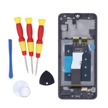 Imagem de Kit de reparo de montagem de digitalizador de tela LCD de substituição de tela de telefone preciso com ferramentas de moldura para A05S 2023 A057F