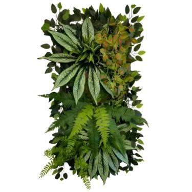 Imagem de Jardim Vertical Artificial Painel Premium Realista 100x50cm