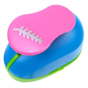 Imagem de UGPLM Furador de papel em formato de carimbo infantil 2,80 x 1,73 x 2,36 polegadas Acessório para artesanato, furador para fazer cartões fotográficos DIY, Style D