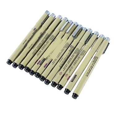 Imagem de YOUTHINK Caneta à Prova d'água de Tinta Acrílica Marcadores Fineliner de 12 Unidades, Canetas de Ponta Fina à Prova d'água para Esboços, Desenhos Técnicos e Arte de mangá, Ideais para Artistas e