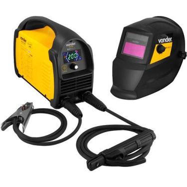 Imagem de Máquina De Solda Dig + Mascara Automatica Im 228 Vonder - Amarelo