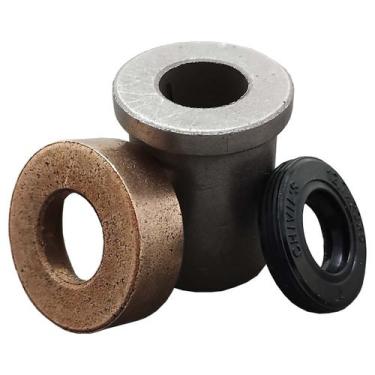 Imagem de Bucha Ferro e Bronze e Retentor P/ Tanquinho/Lavadora Libell