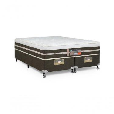 Imagem de Cama Box + Colchão Castor Queen Silver Star 158x198x59cm