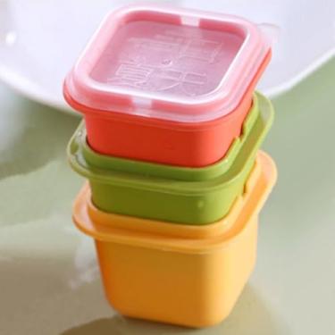 Imagem de 6 peças de moldes cilíndricos de silicone para descomprimir cubos de gelo de treliça cubos de gelo 3D tipo prensa de copo de liberação fácil