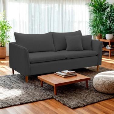 Imagem de Sofá 2 Lugares Retrô 184cm Veludo Kassia - Lansof Brasil