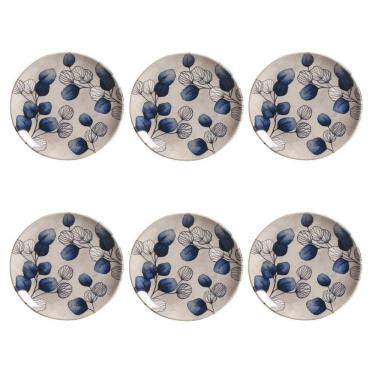 Imagem de Conjunto De Pratos De Sobremesa 06 Peças Coup New Blue Porto Brasil