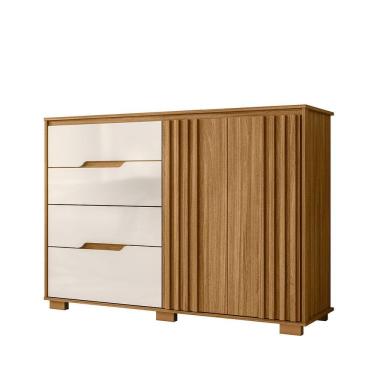 Imagem de Comoda Texas 4 Gavetas Sapateira Freijo-off White - Moval