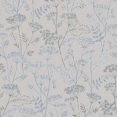 Imagem de Papel De Parede Kylie Folhagem Bege 34321