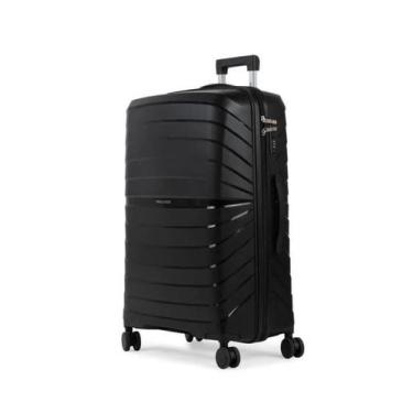 Imagem de Mala Grande Polipropileno Bagaggio Rover 360 Rígida Cadeado Cor:Preto 