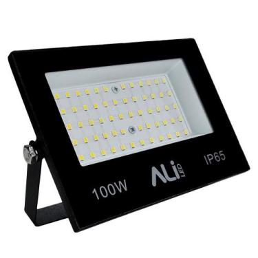 Imagem de Refletor Led FITE 100W 6500K (Branco Frio) IP65 8000L Bivolt ALI-1RF00