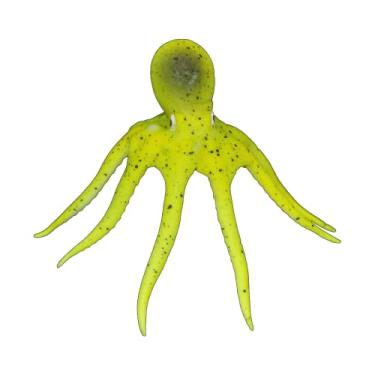 Imagem de Soma Aquarismo Soma - Enfeite De Silicone Jelly Octopus Amarelo