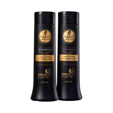 Imagem de Kit Haskell Shampoo + Condicionador Cavalo Forte 300ml
