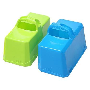 Imagem de Kichvoe Kit de 2 peças para fazer tijolos de neve – Ferramenta de brincar ao ar livre com areia e neve – Criador divertido de construir castelos, cor aleatória