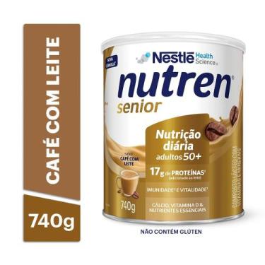 Imagem de Complemento Alimentar Nutren Senior Café com Leite 740g