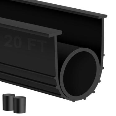 Imagem de Vedação de porta de garagem de borracha Weather Stripping MYFAMIREA de