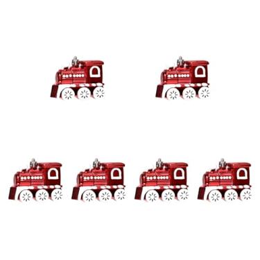 Imagem de Fancyes Conjunto de 6 enfeites de Natal em formato de, decoração natalina, pingente para árvore de Natal ou parede.