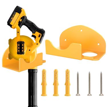 Imagem de Liantaul Suporte de soprador de folhas, cabide de ferramentas montado na parede compatível com DCE100B, aparadores de grama, aparadores de sebes e ferramentas elétricas de jardim para organização de