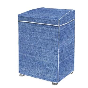 Imagem de Capa para Máquina de Lavar, PVC Reforçado e Poliéster, Tamanho P, 2 Peças, 58x80cm, Compatível com Consul, Brastemp, Electrolux