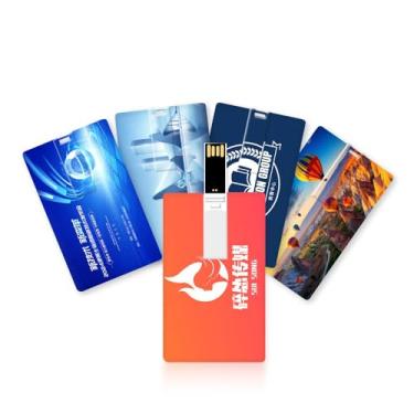 Imagem de Cartão de visita personalizado, pen drive USB com logotipo personalizado para marca corporativa, eventos promocionais, feiras, presentes de negócios, com embalagem personalizada opcional (50.256 MB)