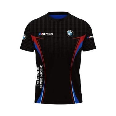 Imagem de Camiseta Masculina De Verão Para Ciclismo E Corrida Com Estampa BMW, E