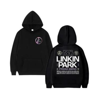 Imagem de Moletom Masculino Estilo Harajuku Linkin Park World Tour Outono Invern