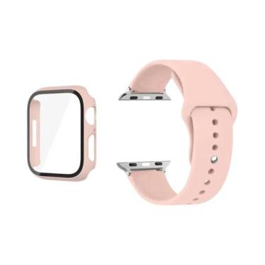 Imagem de Protetores De Tela Para Pulseira De Apple Watch, Estojo De Vidro Para 