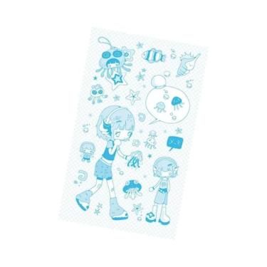 Imagem de Adesivos Retrô De Personagens Femininos Para Celular, Caderno, Diário,