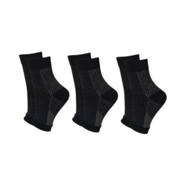 Imagem de Meias De Compressão Respiráveis Unissex Para Suporte De Tornozelo, Abs