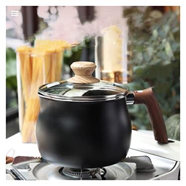 Imagem de Conjuntos de panelas de leite, cabo antiaderente, cozinha, sopa, frigideira, fogão, fogão, indução, panela de leite, panelas (cor: A, tamanho: Talla nica)