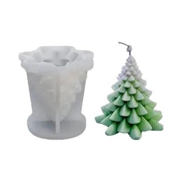 Imagem de Molde De Silicone 3D Para Árvore De Natal Para DIY Resina Epóxi Kit De