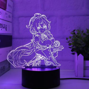 Imagem de Luz noturna LED 3D Plants vs Zombies que mudam de cor para crianças